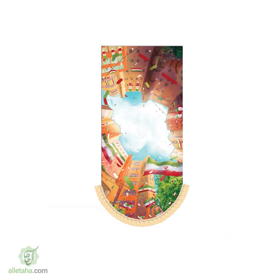 آویز مخمل ابعاد 140*70 کد 1117