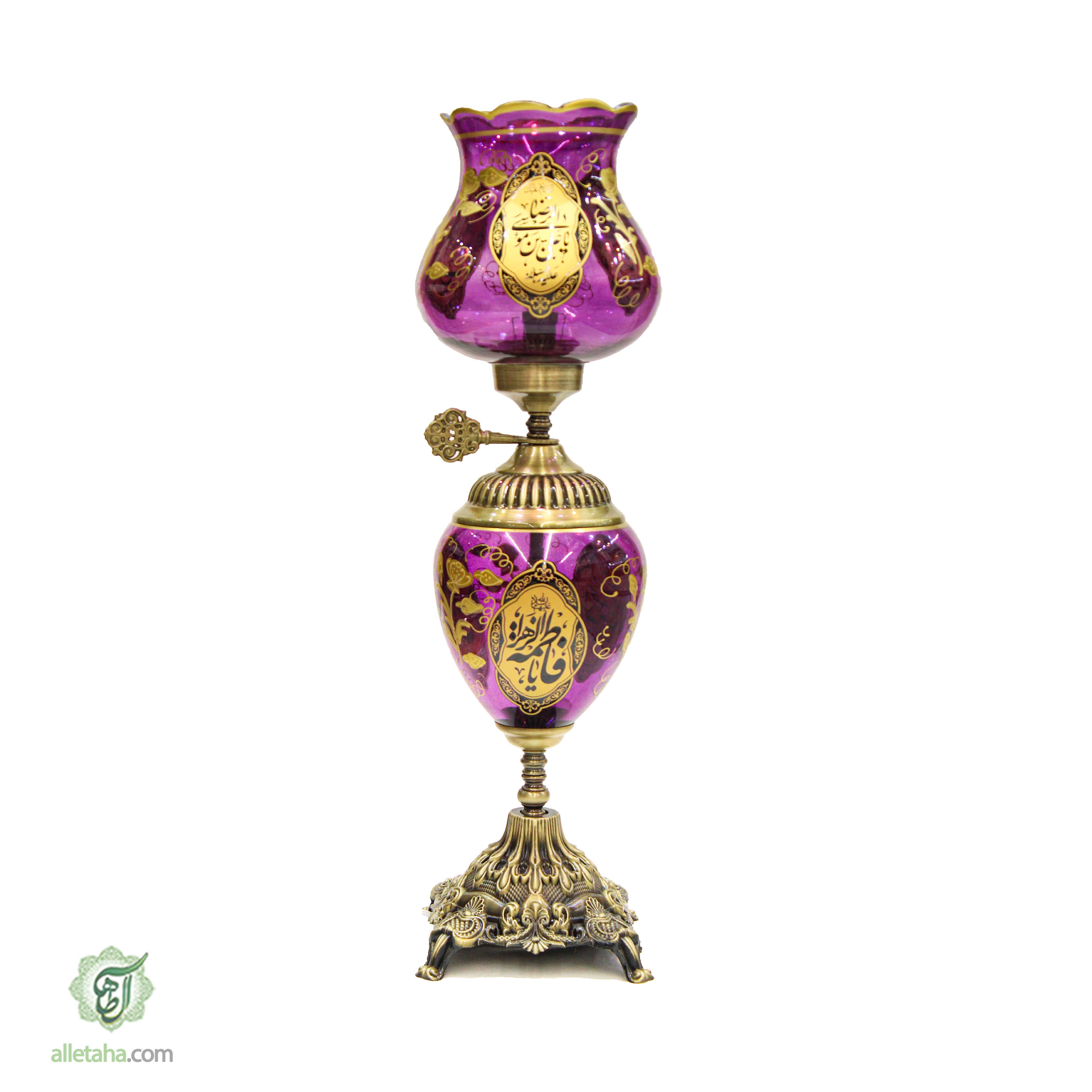 عکس شماره 1 لاله چراغ برنزی با ارتفاع60 سانتی متر کد1118