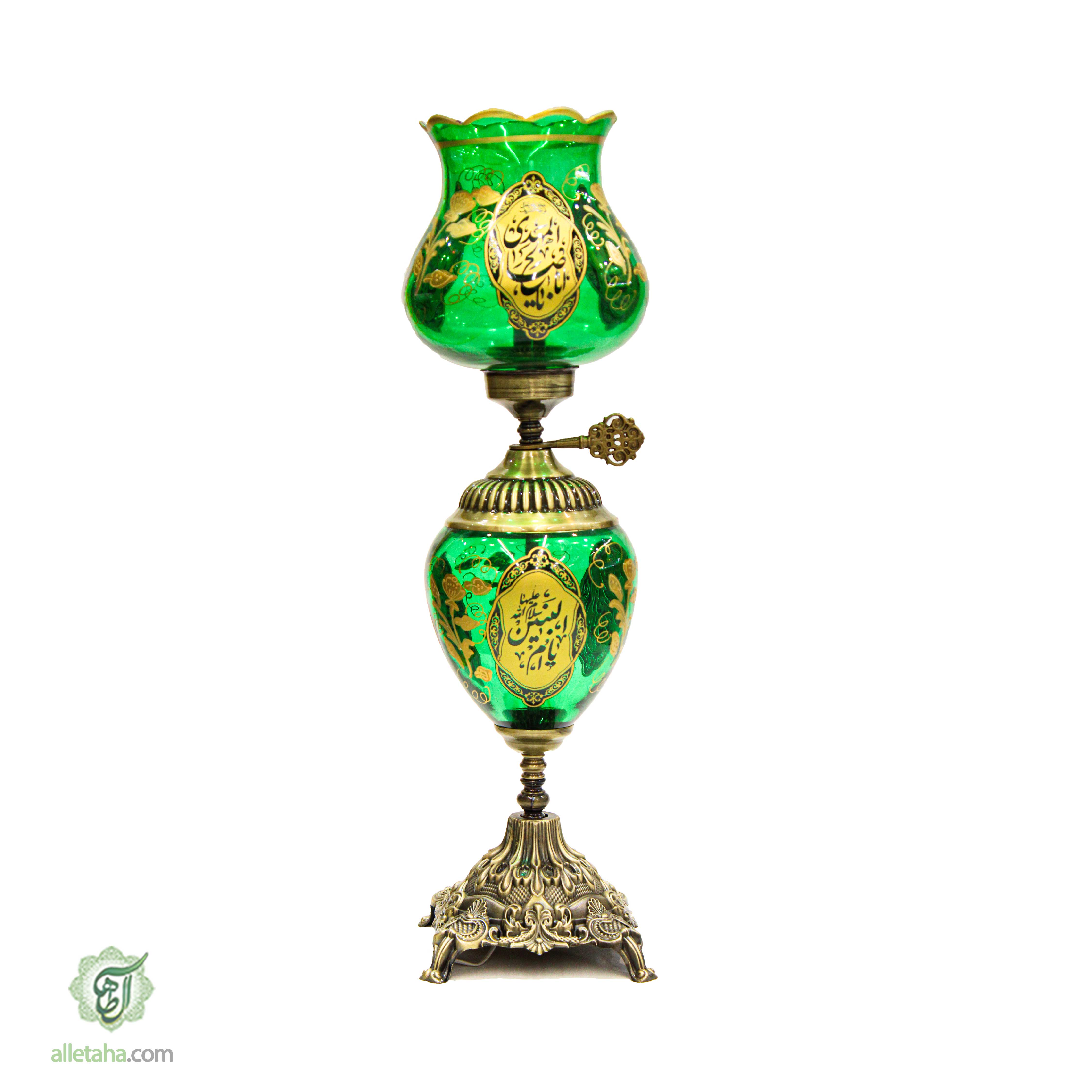 عکس شماره 2 لاله چراغ برنزی با ارتفاع60 سانتی متر کد1118