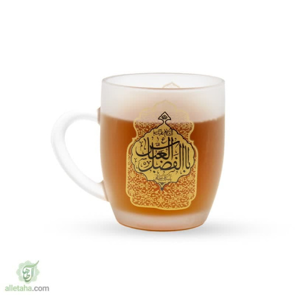 دسکتاپ ماگ گل ضریح مات حضرت ابالفضل و امام حسین (ع)