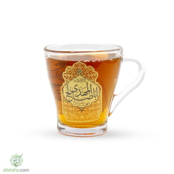 دسکتاپ لیوان دسته دار طرح اباصالح المهدی و سلام علی آل یاسین (ع)