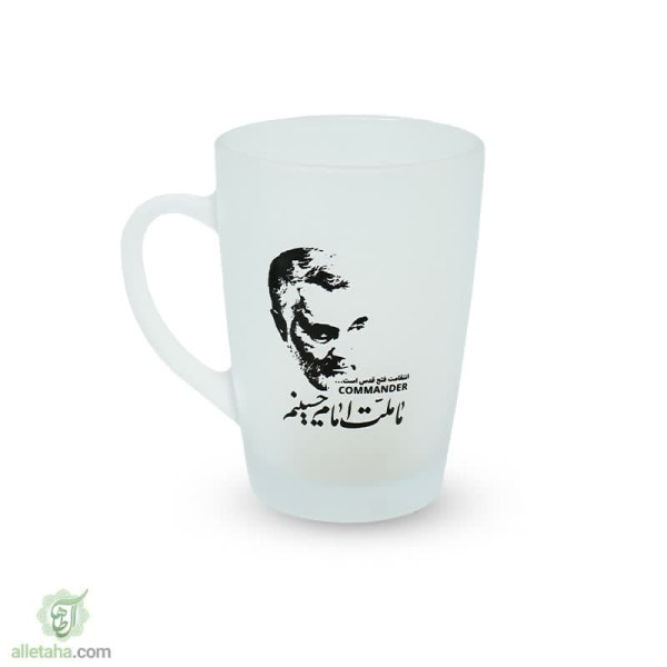 دسکتاپ ماگ مات طرح حاج قاسم